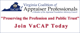 Join Virginia Coalition of Appraiser Professionals VaCAP Today!